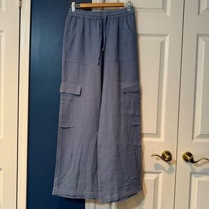 Women’s Blue Cargo Pants